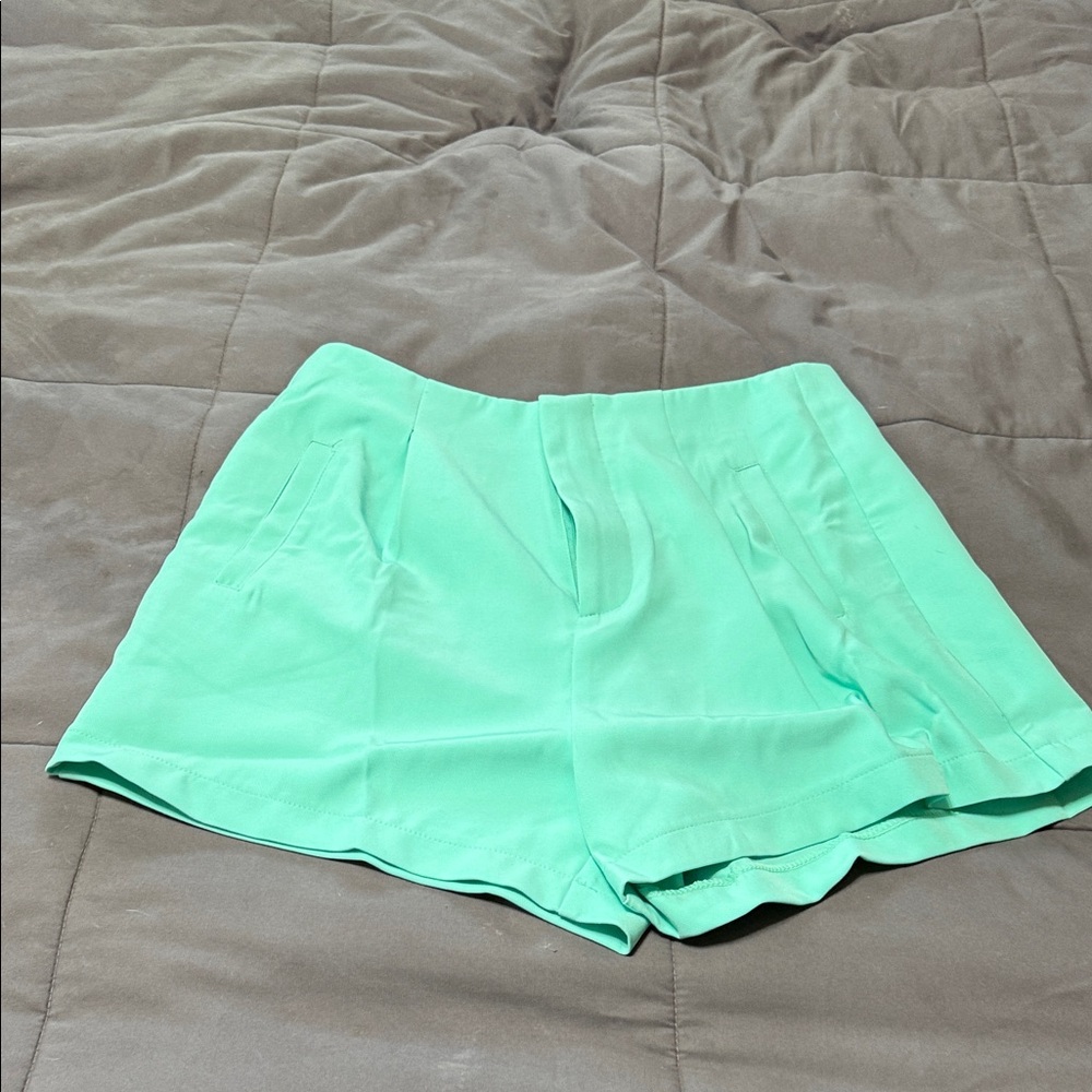Staccato Mint High Waist Women's Shorts